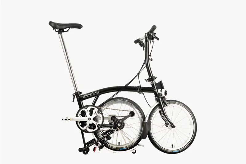 Brompton C-Line Explore Low Bar Folding Bike Black-1